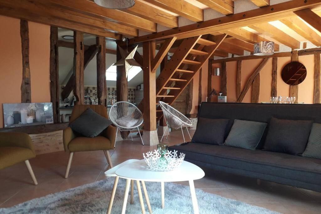 De Calme et D'eau Villa trois étoiles formule sans SPA 6 personnes wifi Ladon Exterior foto